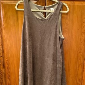 Tan/Brown Suede Dress